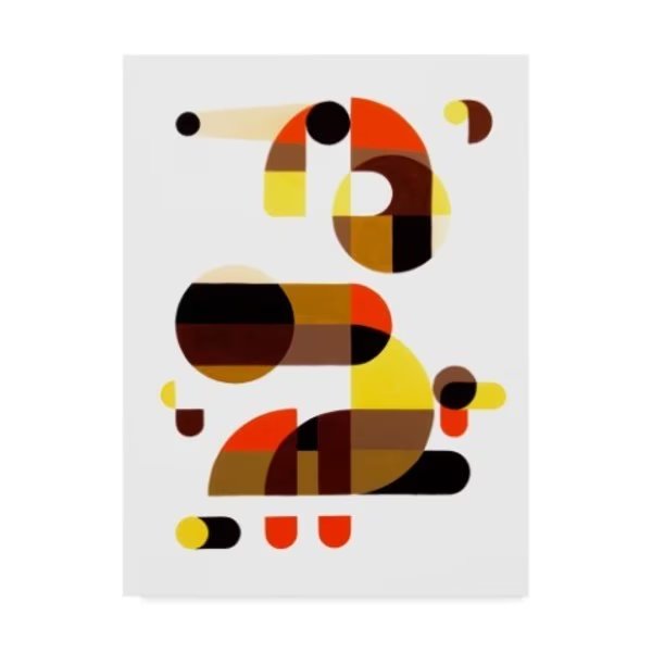 Antony Squizzato 'In And Out' Canvas Art, 24x32, Trademark Fine Art, Mfr#: ALI38270-C2432GG